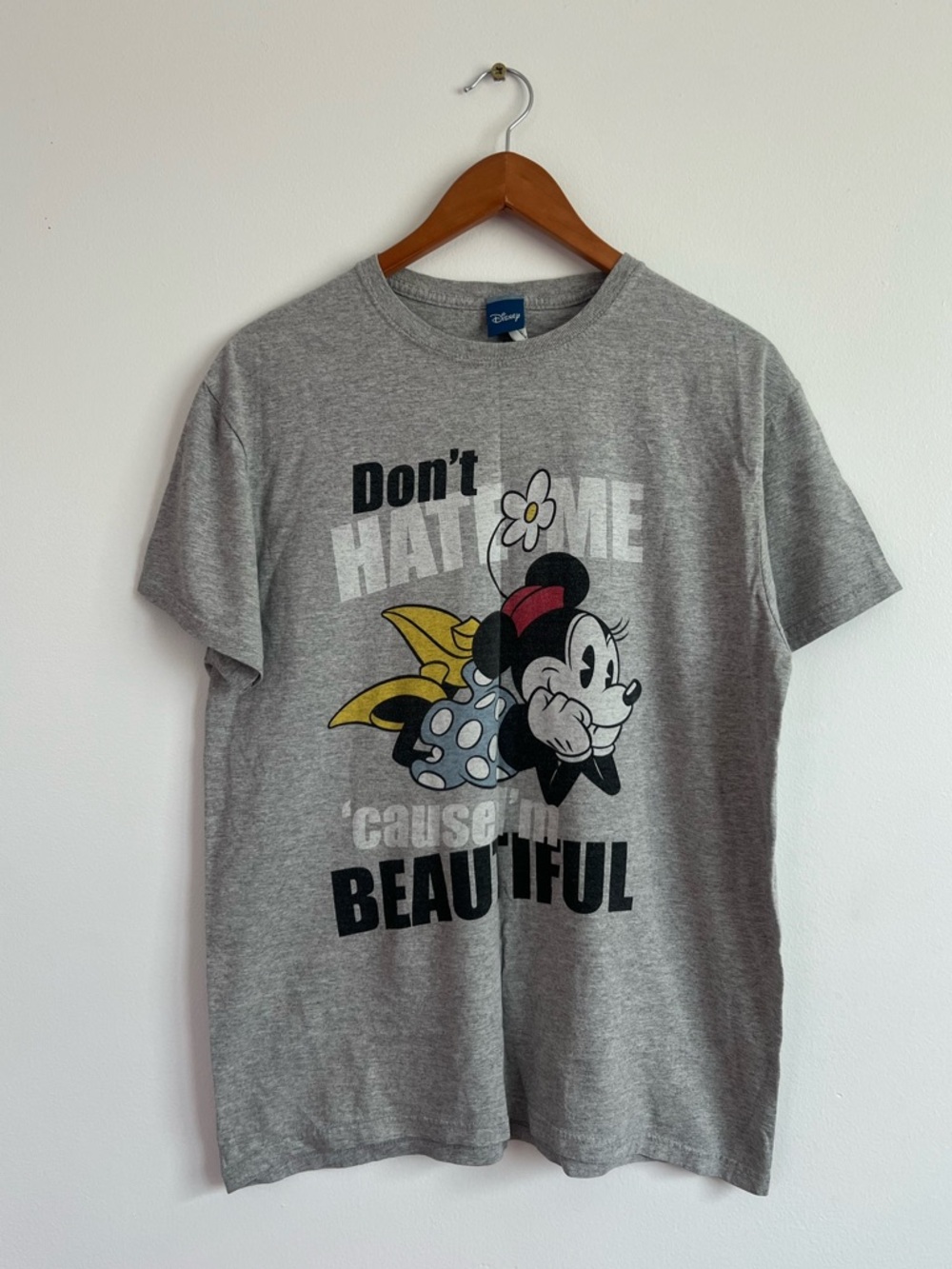 Vintage Women’s Disney Minnie Mouse Grey Graphic Tee